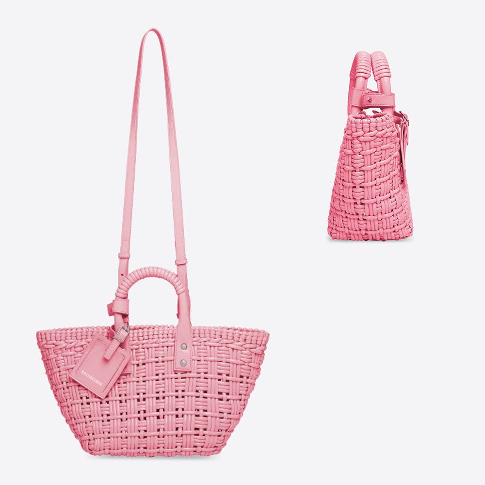 BALENCIAGA バレンシアガ】かごバッグ ピンク