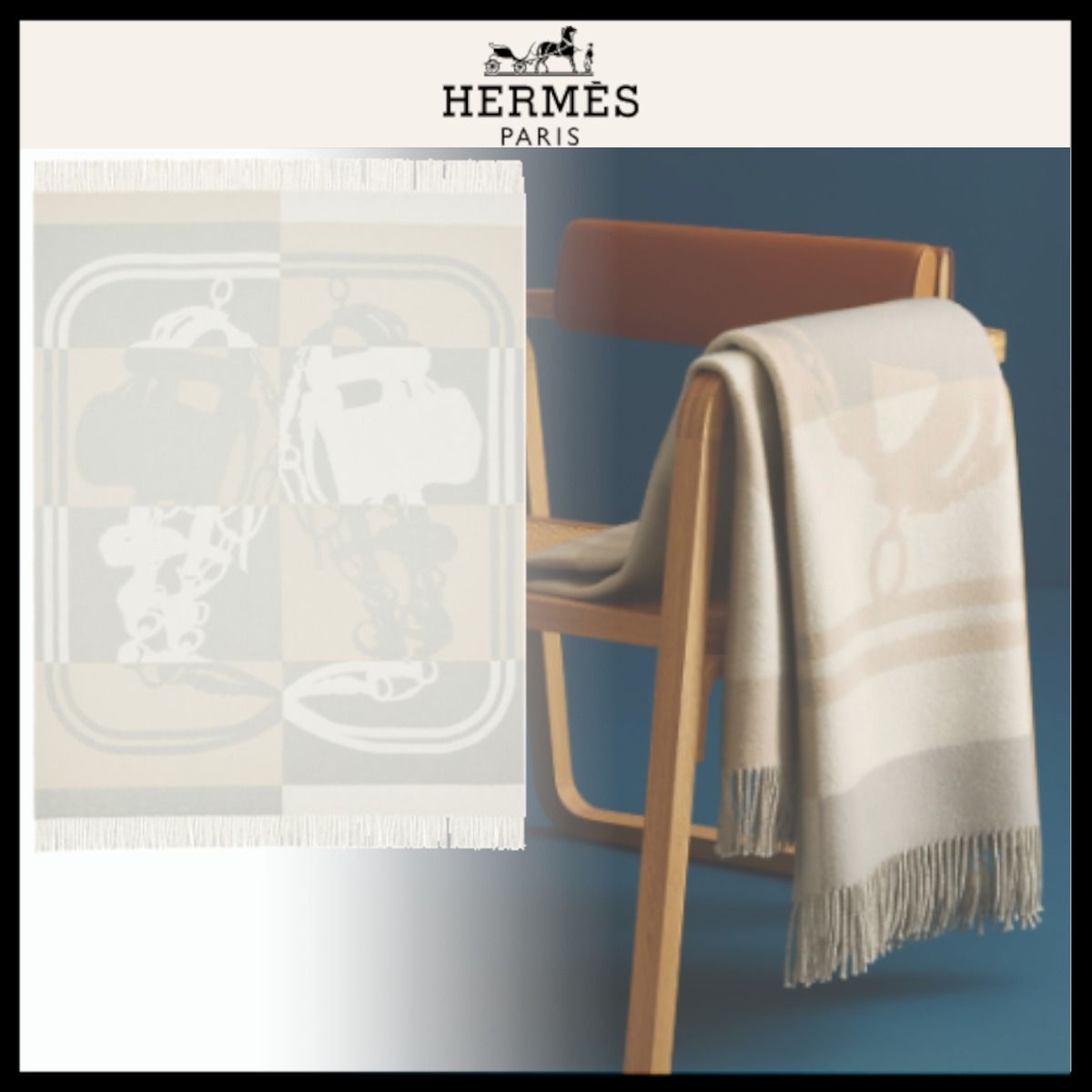 お洒落*HERMES ブランケット/ストール ブリッド ドゥ ガラ 税込 お洒落*HERMES ブランケット/ストール ブリッド ドゥ ガラ 税込