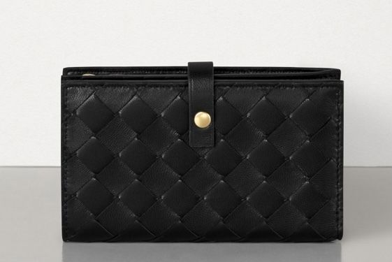 BOTTEGA VENETA】ミディアム 二つ折りファスナーウォレット (BOTTEGA BOTTEGA VENETA】ミディアム 二つ折りファスナーウォレット (BOTTEGA