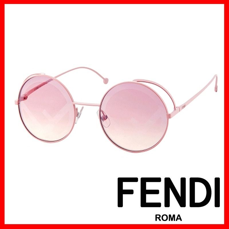 FENDI☆ファッションサングラス FF 0343/S 35J01 (FENDI/サングラス セールイベント盛り沢山 FENDI サングラス ピンク サングラス/メガネ