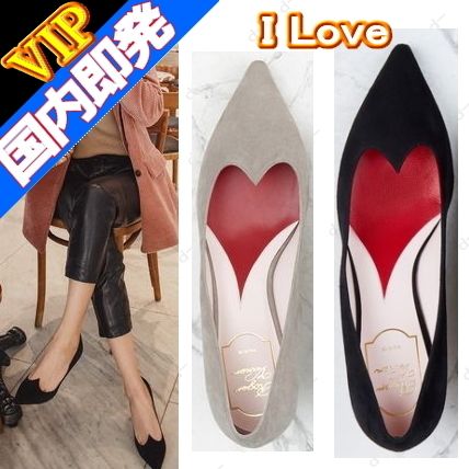 ◇◇VIP◇◇ Roger Vivier アイ ラブ ヴィヴィエ パンプス (Roger セール大人気 Roger Viviパンプス ハイヒール/パンプス