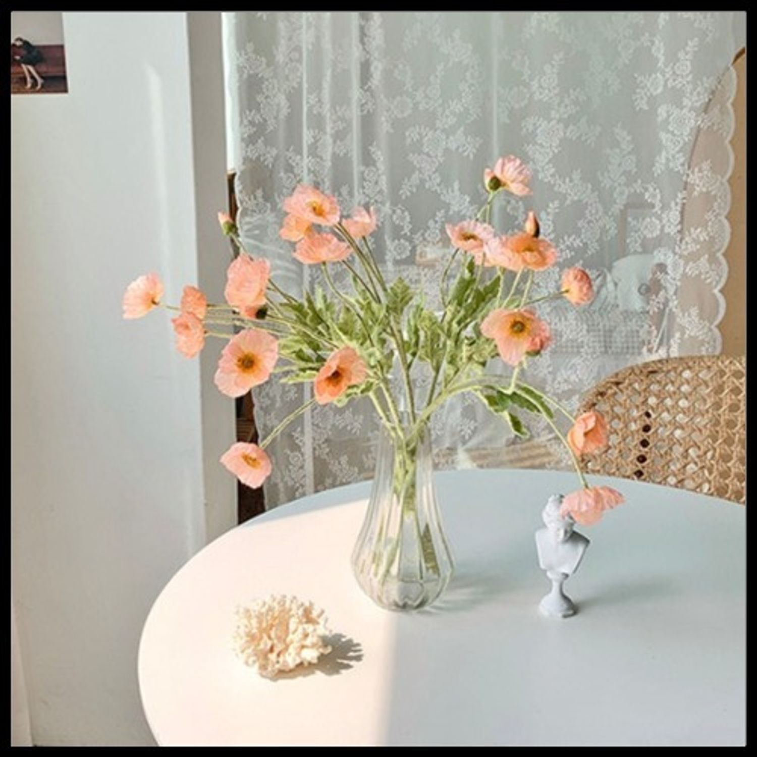 Mademode 人気 ポピー造花 フェイクフラワー 8色 Mademode フェイクグリーン Buyma