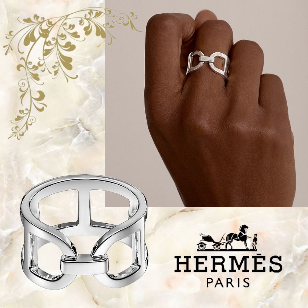 HERMES エルメス】☆日本よりサイズが豊富☆シルバーリング☆ (HERMES ...