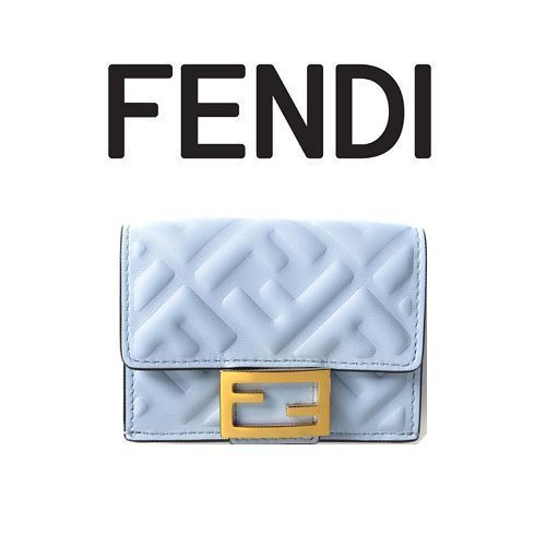 早い者勝ち ☆FENDI☆ BAGUETTE 三つ折り財布 PLACID BLUE♪ 早い者勝ち ☆FENDI☆ BAGUETTE 三つ折り財布 PLACID BLUE♪