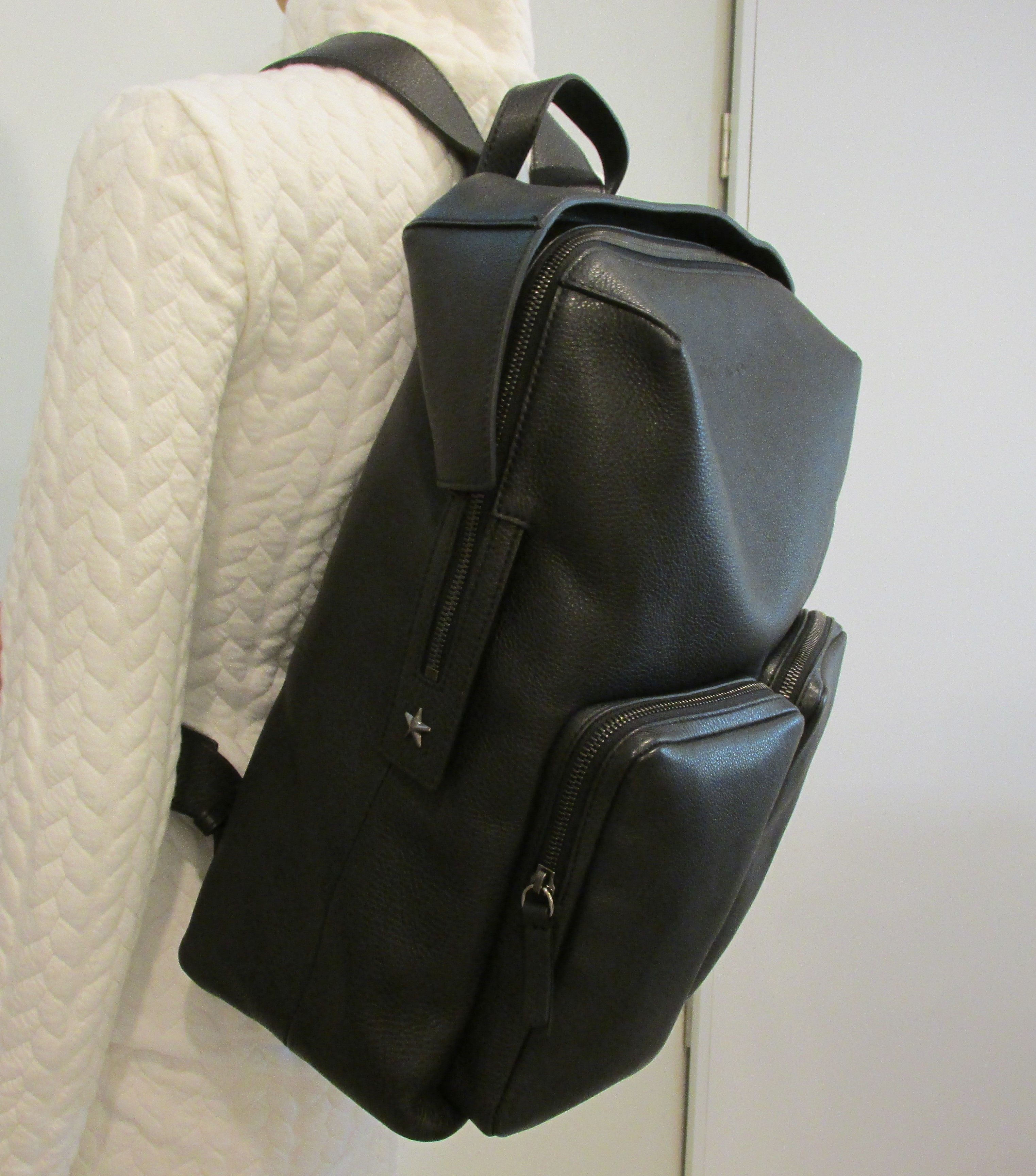 JIMMY CHOO☆VIPセール☆LENNOX オールレザーバックパック☆即発 JIMMY CHOO☆VIPセール☆LENNOX オールレザーバックパック☆即発