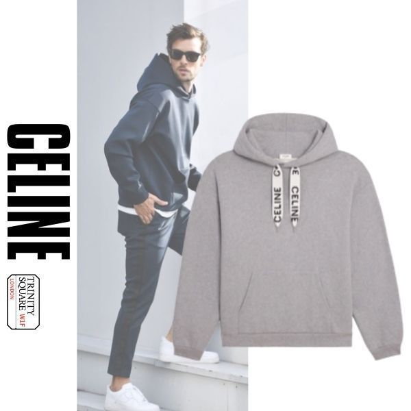 CELINE セリーヌ ルーズ スウェットシャツ / コットンフリース (CELINE CELINE セリーヌ ルーズ スウェットシャツ / コットンフリース (CELINE