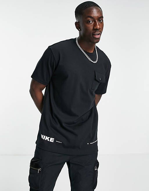 ★NIKE★ メンズ 裾ロゴ 胸ポケット付き半袖Tシャツ(送料込) ★NIKE★ メンズ 裾ロゴ 胸ポケット付き半袖Tシャツ(送料込)