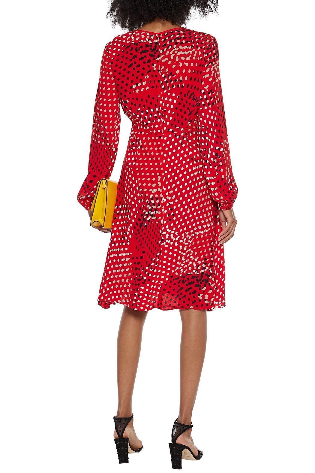 国内発送☆Diane von Furstenberg ドットクレープ ワンピース (DIANE