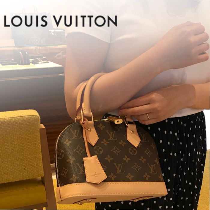 すぐ届く ルイヴィトン アルマ BB 南京錠モノグラムハンドバッグ 買い日本 VUITTON アルマBB ハンドバッグ