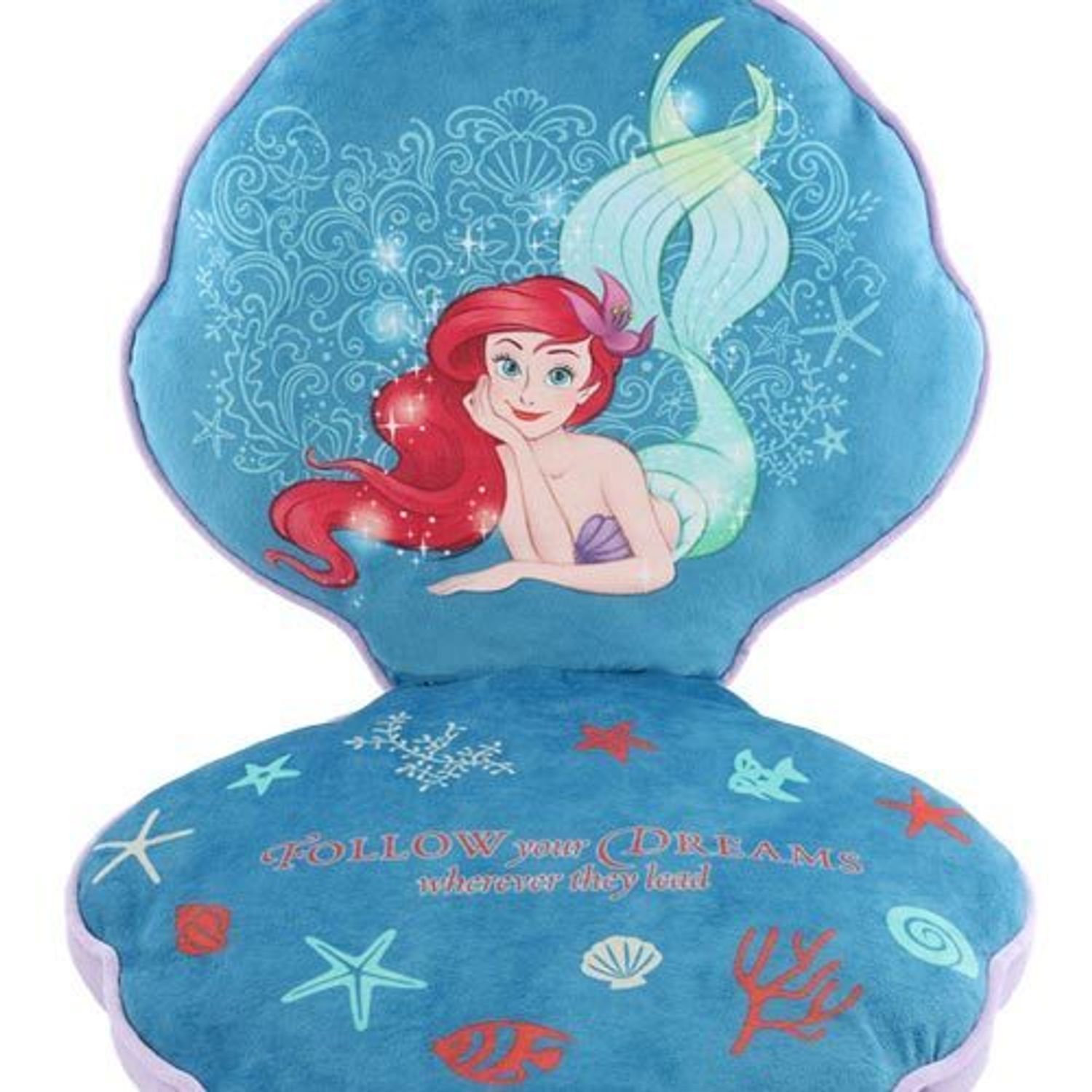 リトルマーメイド アリエルの貝殻型クッション ｔｄｒ Disney クッション クッションカバー Buyma