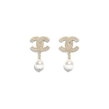 エレガントなデザイン☆】CHANEL シャネル ピアス (CHANEL/ピアス ...