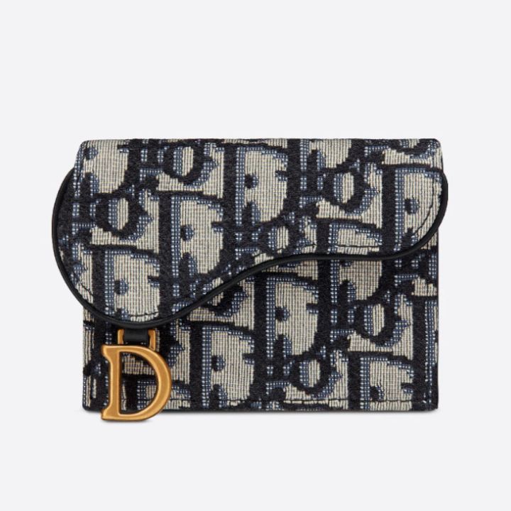 DIOR☆SADDLE コンパクトウォレット Dオブリーク☆すぐ届く! (Dior DIOR☆SADDLE コンパクトウォレット Dオブリーク☆すぐ届く! (Dior