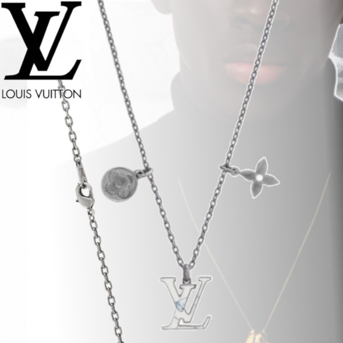 お歳暮 シルバーネックレス VUITTON(ルイヴィトン) LOUIS - ネックレス 販売中の商品 ヴィトン ウィメンズ レディースネックレス ネックレス