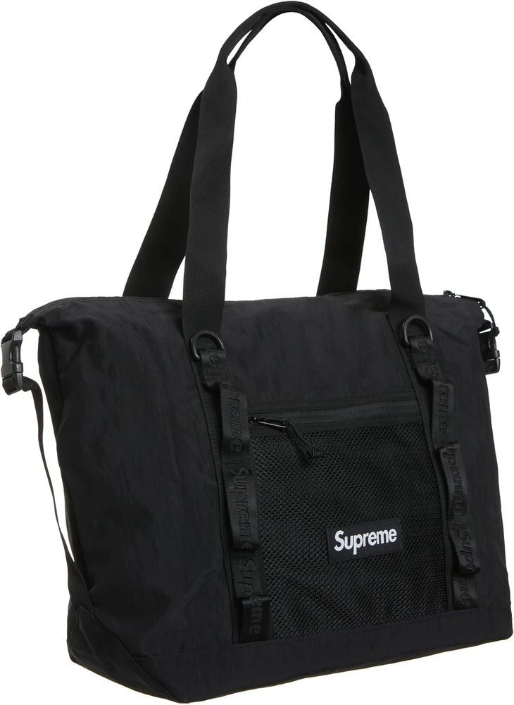 20FW 送料関税込！Supreme Zip Tote Black トートバック ジップ