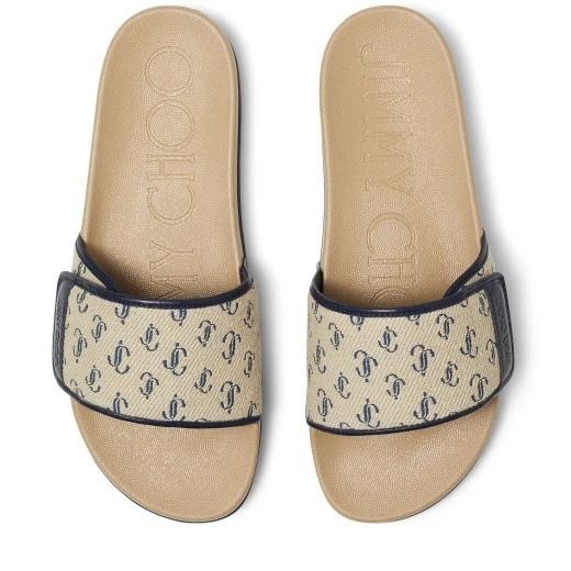 JIMMY CHOO】FITZ/M ナッパレザー スライドサンダル (Jimmy Choo JIMMY CHOO】FITZ/M ナッパレザー スライドサンダル (Jimmy Choo