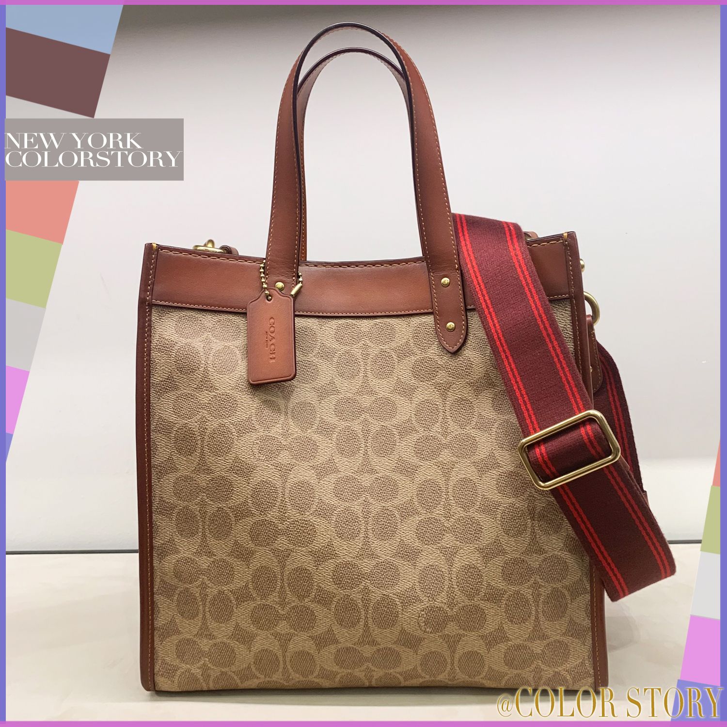 COACHブティック】○ストラップ付!○フィールド トート 2WAY (Coach/トートバッグ) 70865794【BUYMA】