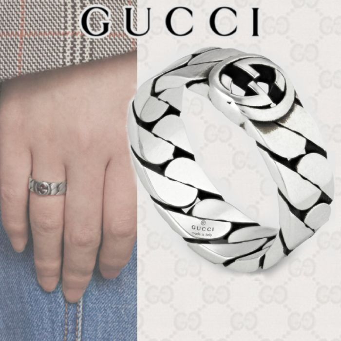 GUCCI☆インターロッキングG ワイドリング☆すぐ届く! (GUCCI/指輪 GUCCI☆インターロッキングG ワイドリング☆すぐ届く! (GUCCI/指輪