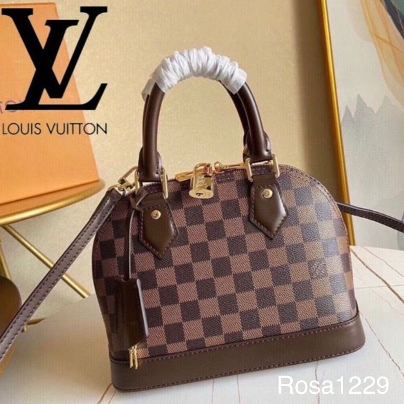 定番☆可愛い【Louis Vuitton】アルマ BB*ダミエ*ハンドバッグ (Louis 定番☆可愛い【Louis Vuitton】アルマ BB*ダミエ*ハンドバッグ (Louis