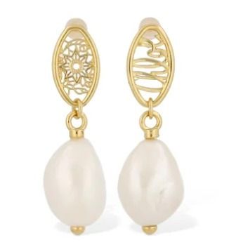 【Chloe】フェイクパールのドロップピアス 上品な揺れ感】Chloe クロエ パール ドロップ ピアス (Chloe