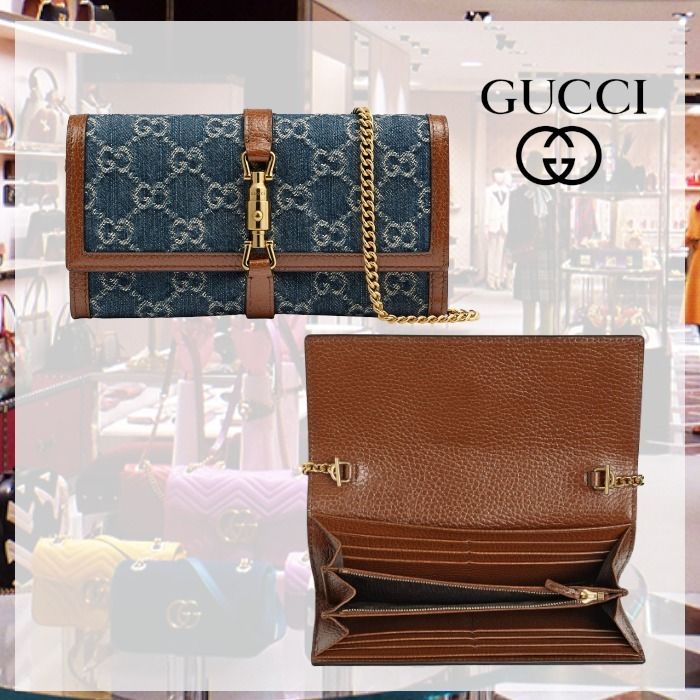 グッチ☆ジャッキー1961デニムチェーンウォレット関税込 再入荷 (GUCCI グッチ☆ジャッキー1961デニムチェーンウォレット関税込 再入荷 (GUCCI