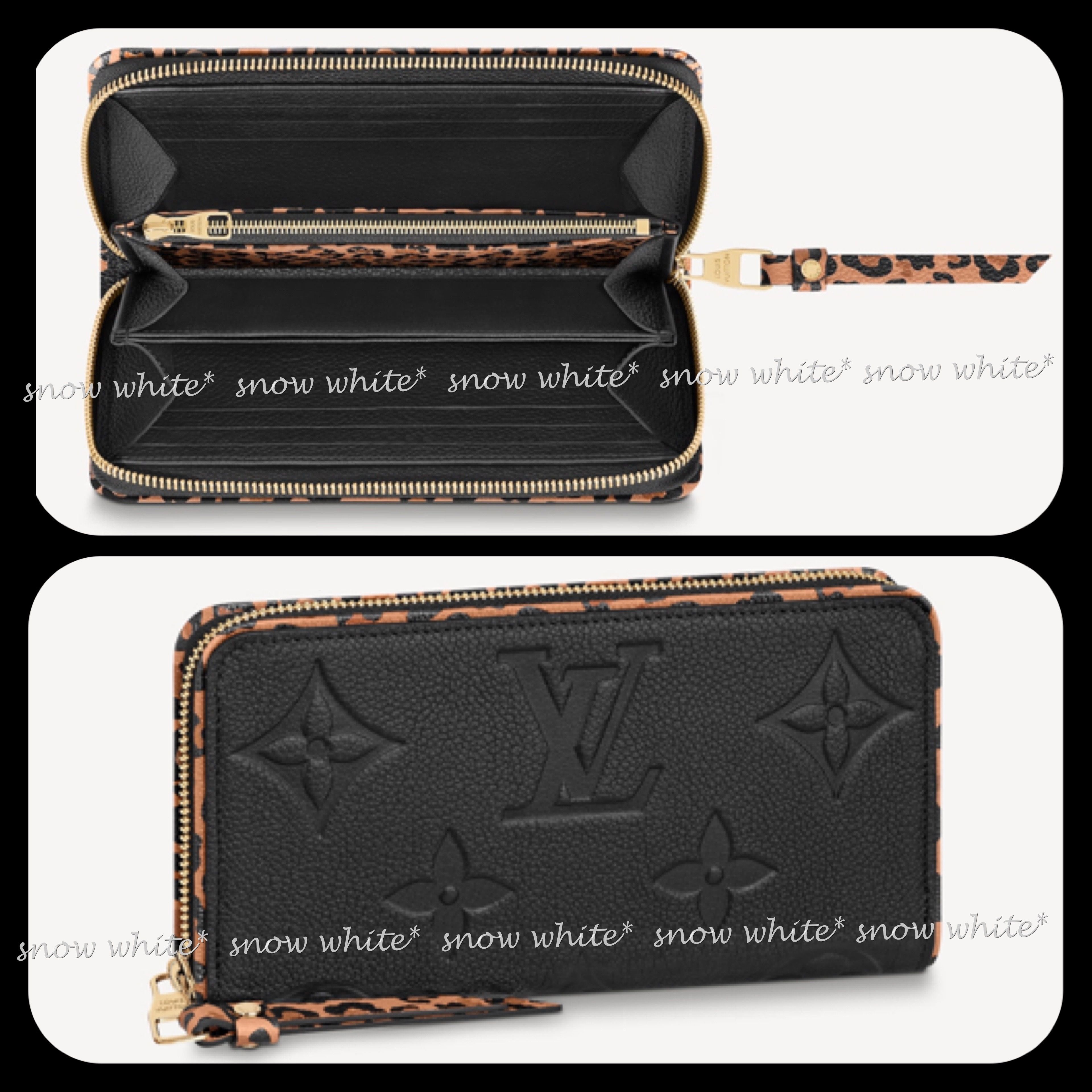 明日着 限定 アニマル柄♪ ジャイアントLV 長財布 ZIPPY WALLET (Louis ...