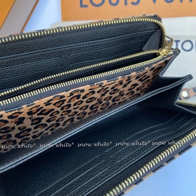 明日着 限定 アニマル柄♪ ジャイアントLV 長財布 ZIPPY WALLET (Louis ...