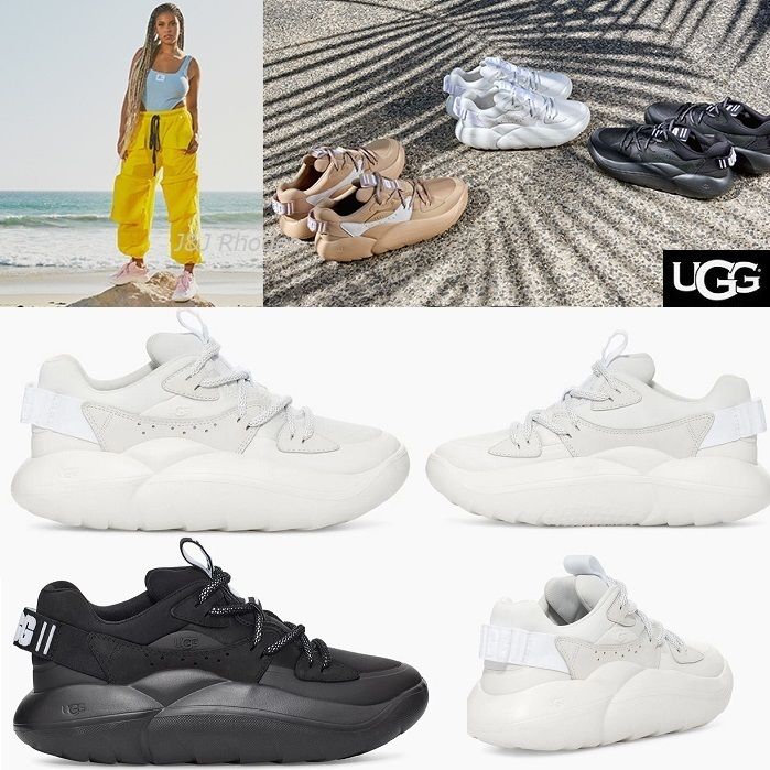 ☆UGG(アグ)☆数量限定♪LA CLOUD LACEスニーカー (UGG/スニーカー 早期割引 ugg スニーカー LA 24cm LACE CLOUD スニーカー