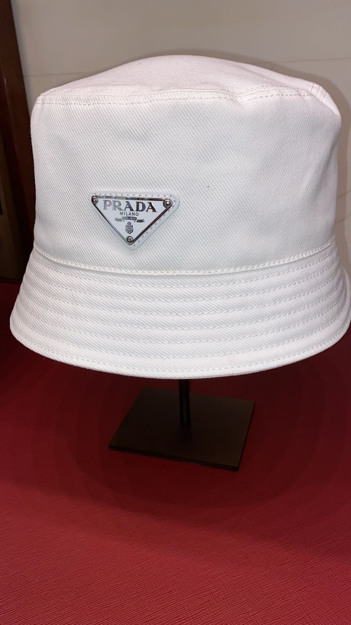 PRADA プラダ★ドリル バケットハット 三角ロゴ PRADA プラダ★ドリル バケットハット 三角ロゴ