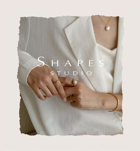 【SHAPES STUDIO】Double Herringbone ネックレス*送料/関税込* Shapes Studio】DOUBLE HERRINGBONEネックレス (Shapes Studio