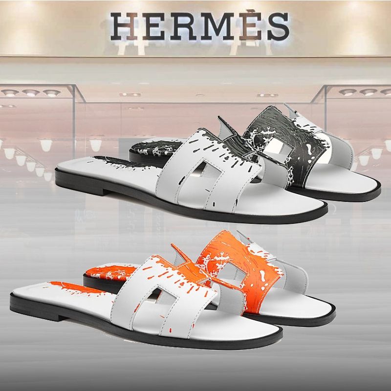 完売必至】Hermes Devise オランサンダル フレッシュペイント (HERMES ...