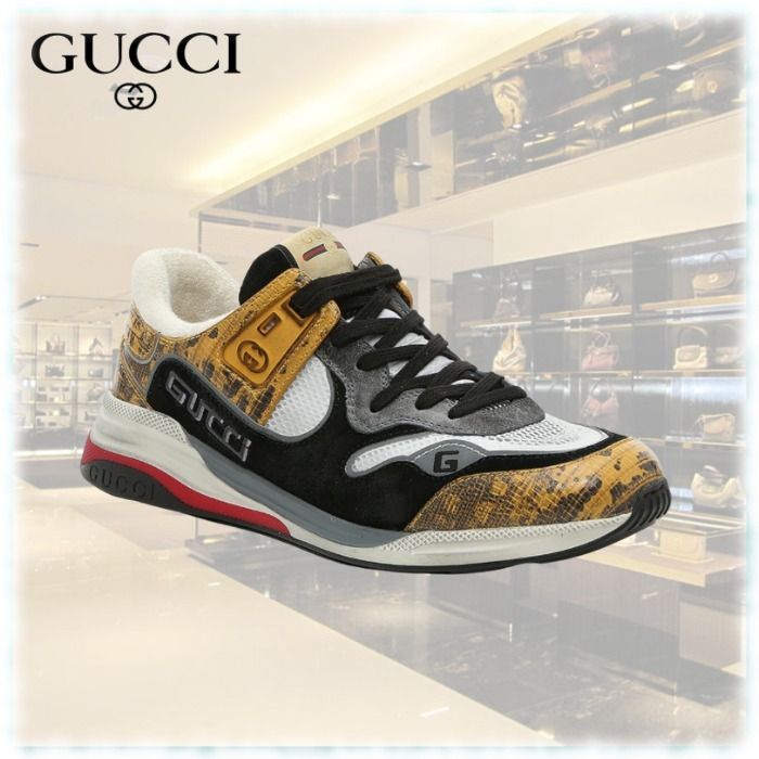 限定セール!! GUCCI(グッチ) 90sクラシック ロゴスニーカー (GUCCI 本命ギフト ☆GUCCI レザー シューズ 靴 キッズ 子供 グッチ☆ その他