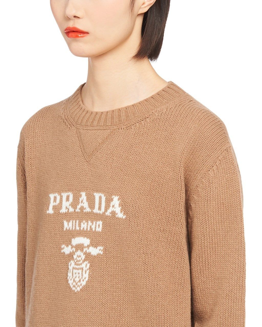 累積売上総額第1位!【PRADA】セーター_P24G1V_1YMW (PRADA/ニット 累積売上総額第1位!【PRADA】セーター_P24G1V_1YMW (PRADA/ニット