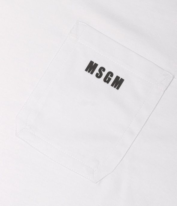 ∞MSGM∞関税/送料込/マイクロロゴポケット長袖Tシャツ (MSGM/Tシャツ ∞MSGM∞関税/送料込/マイクロロゴポケット長袖Tシャツ (MSGM/Tシャツ