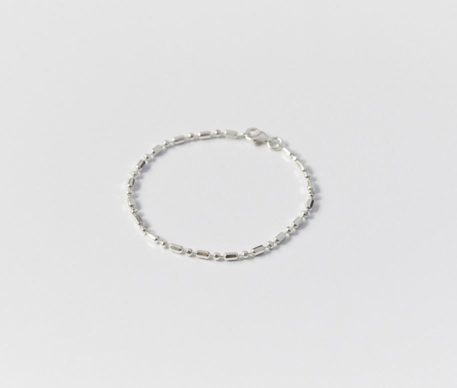 BTS ジミン着用 ●HANNA543● B562 BRACELETS シルバー 大人気 HANNA543】◇BTS JIMIN BTSジミン着用☆B562☆(15.0cm-21.0cm