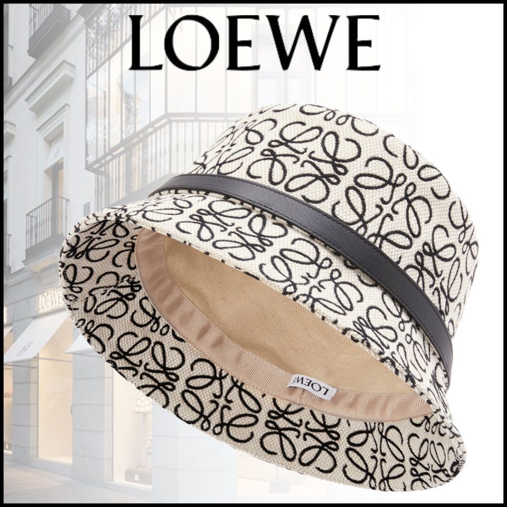 LOEWE】アナグラム ジャカード バケットハット - iconstyle.al
