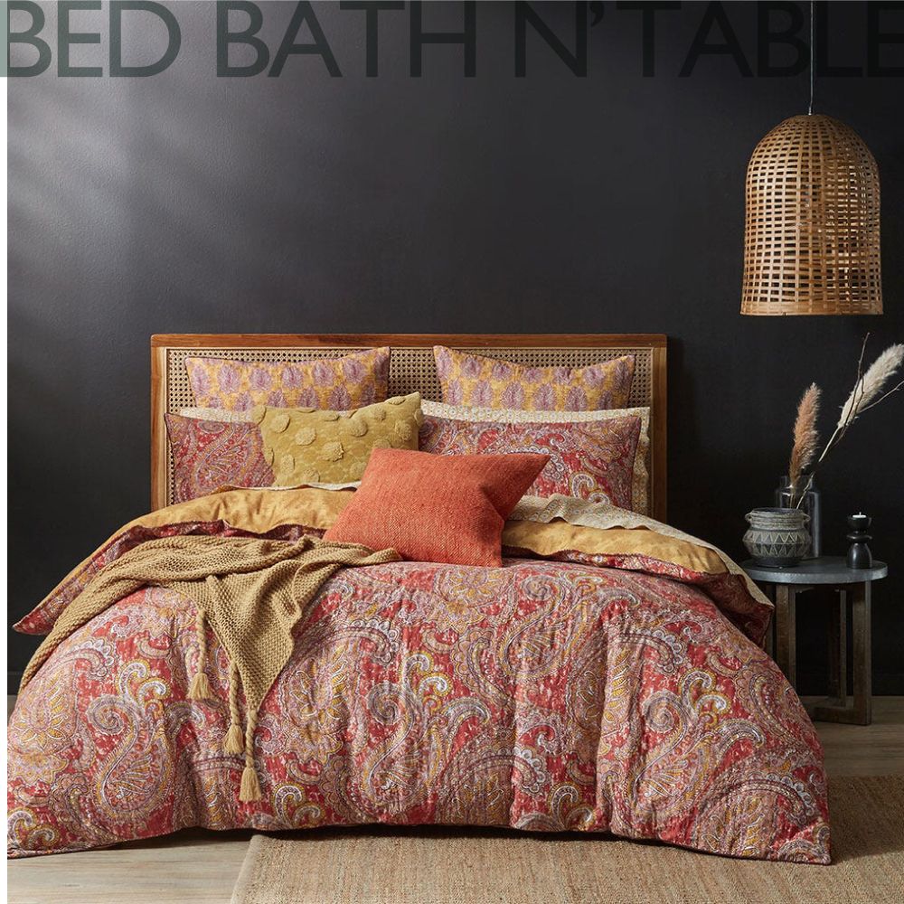 BED BATH N' TABLE★布団カバー&枕カバー★ペイズリー柄 BED BATH N' TABLE★布団カバー&枕カバー★ペイズリー柄