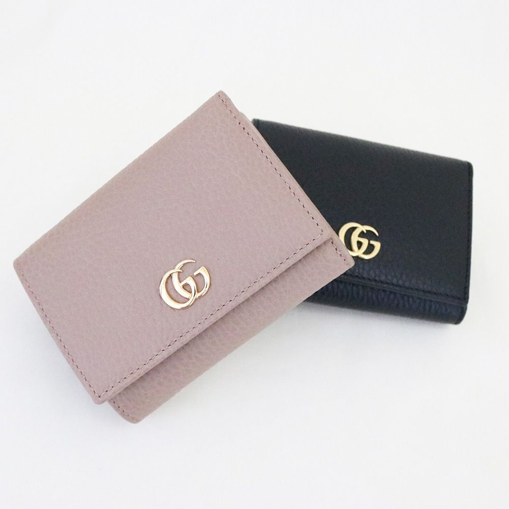 GUCCI グッチ 三つ折り財布 PETITE MARMONT 474746 CAO0G GGロゴ GUCCI グッチ 三つ折り財布 PETITE MARMONT 474746 CAO0G GGロゴ