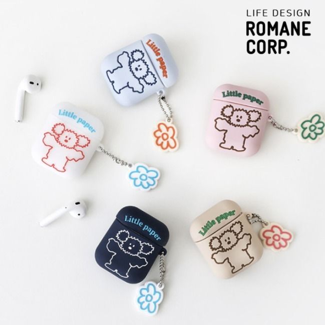 ROMANE】little paper basic airpods ケース (ROMANE/テック