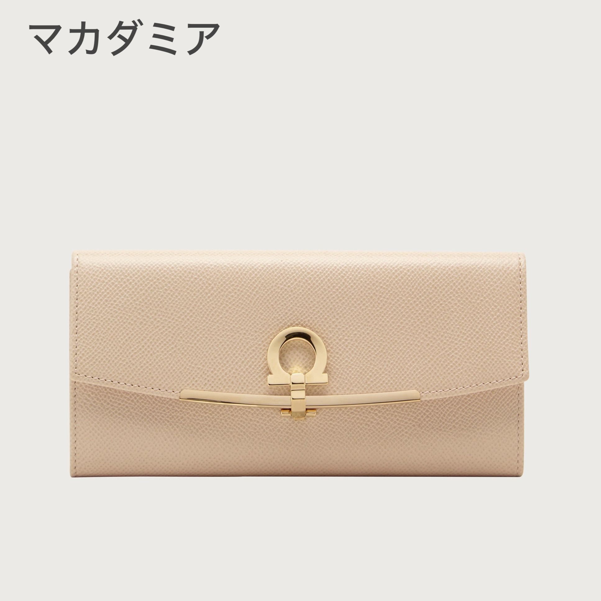 Salvatore Ferragamo】カーフレザー ガンチーニ◇長財布 (Salvatore Salvatore Ferragamo】カーフレザー ガンチーニ◇長財布 (Salvatore