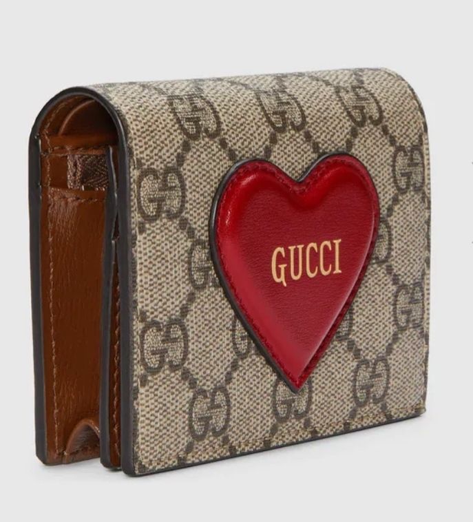 大人気 GUCCI ハート モチーフ付き カードケース ウォレット (GUCCI