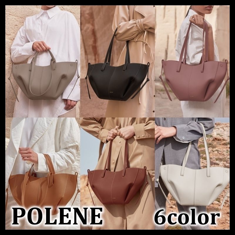 □POLENE□Numero Douze Mini レザー 2WAY トートバッグ (POLENE 販売取扱店 ポレーヌ バッグ POLÉNE NUMÉRO mini douze ハンドバッグ