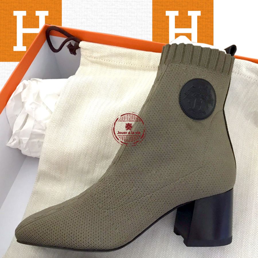 HERMES】海外直営☆ショートブーツ☆Volver 60 Ankle Boots (HERMES HERMES】海外直営☆ショートブーツ☆Volver 60 Ankle Boots (HERMES