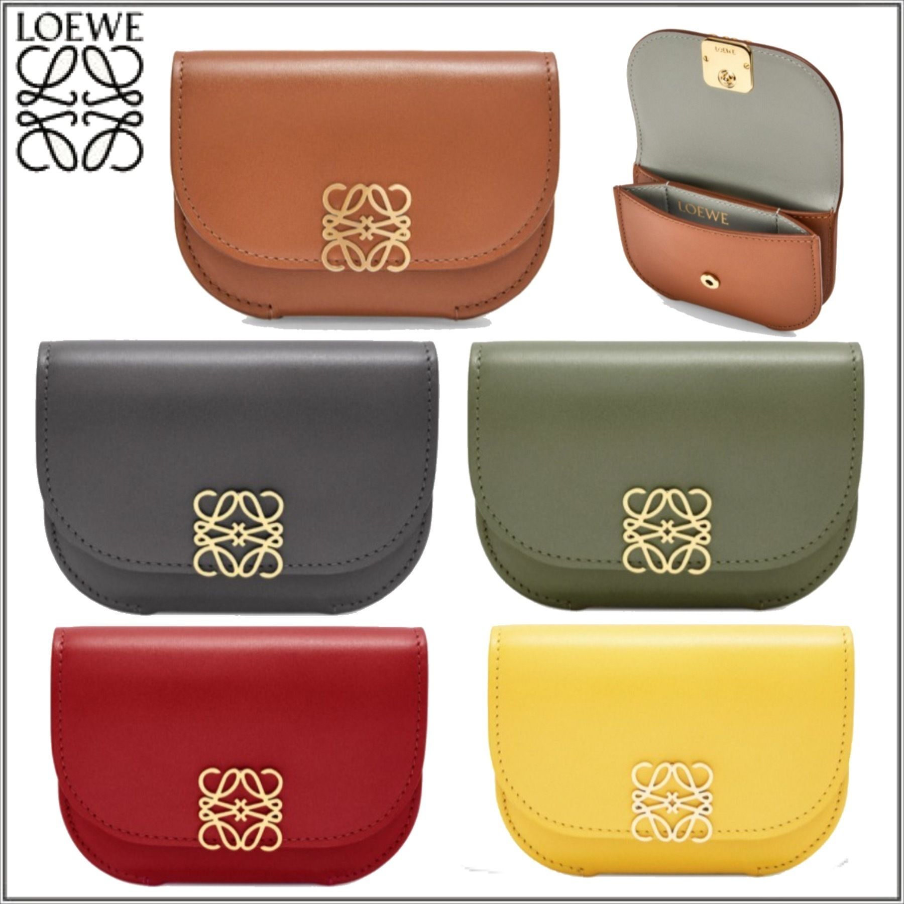 ロエベ】ゴヤ カードホルダー (シルクカーフ) (LOEWE/カードケース ロエベ】ゴヤ カードホルダー (シルクカーフ) (LOEWE/カードケース