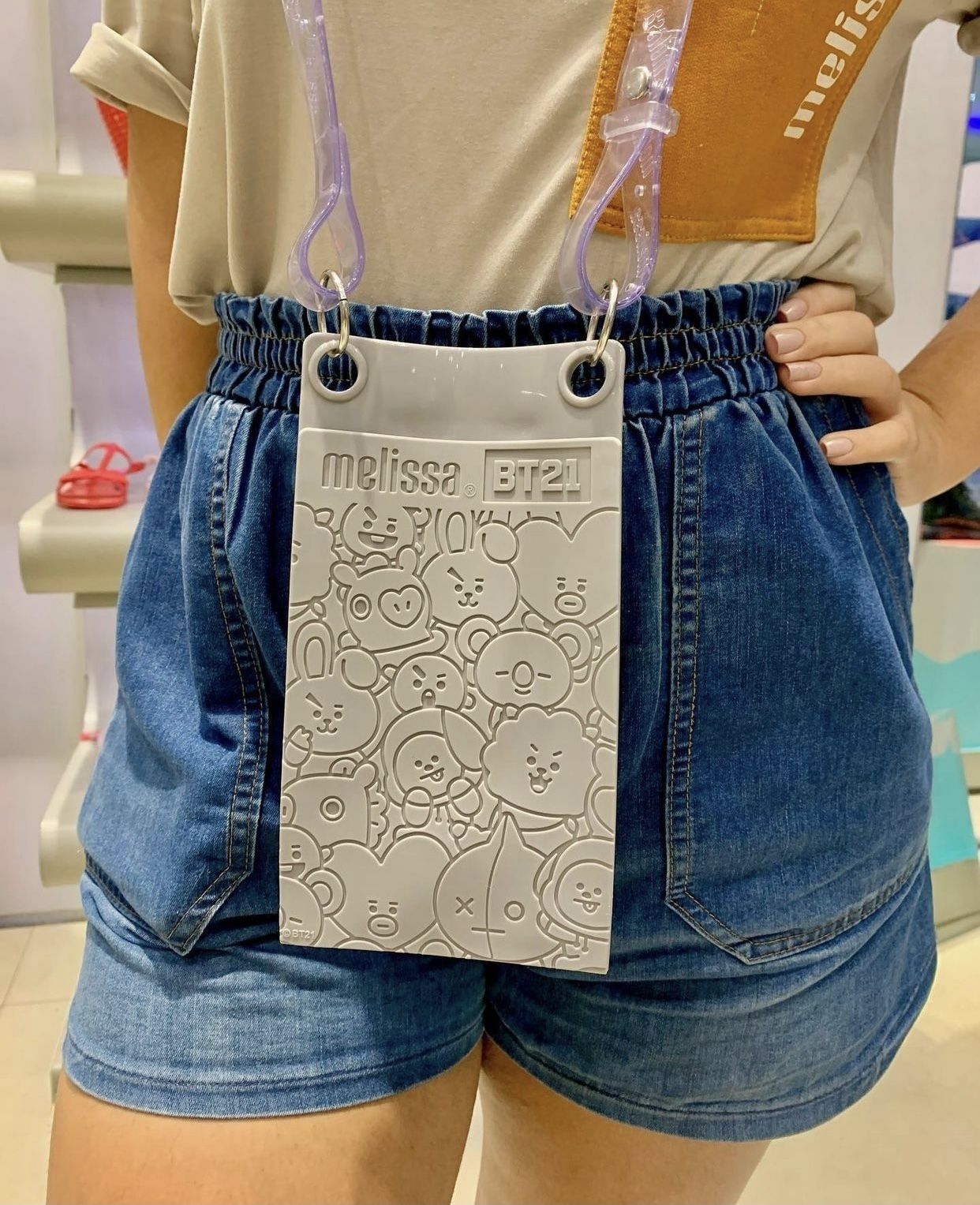 Melissa【追跡付/送料込】BT21コラボ ざっと洗える ミニバック Melissa【追跡付/送料込】BT21コラボ ざっと洗える ミニバック
