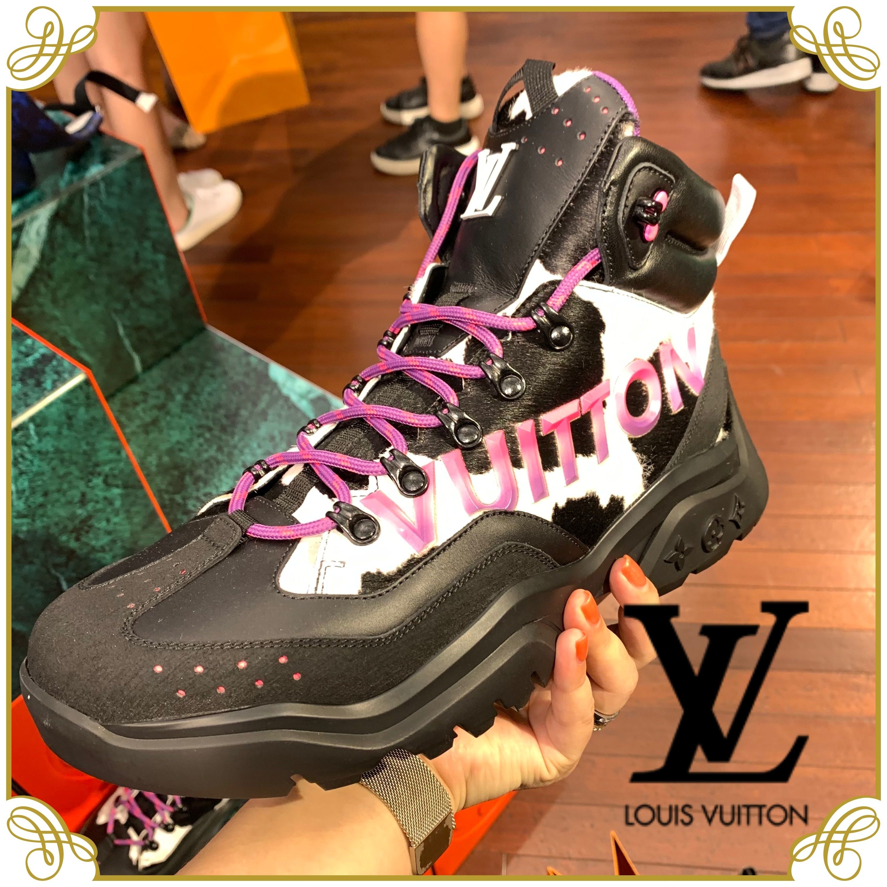 【21AW】LouisVuittonミレニアム・ライン アンクルブーツ 【21AW】LouisVuittonミレニアム・ライン アンクルブーツ