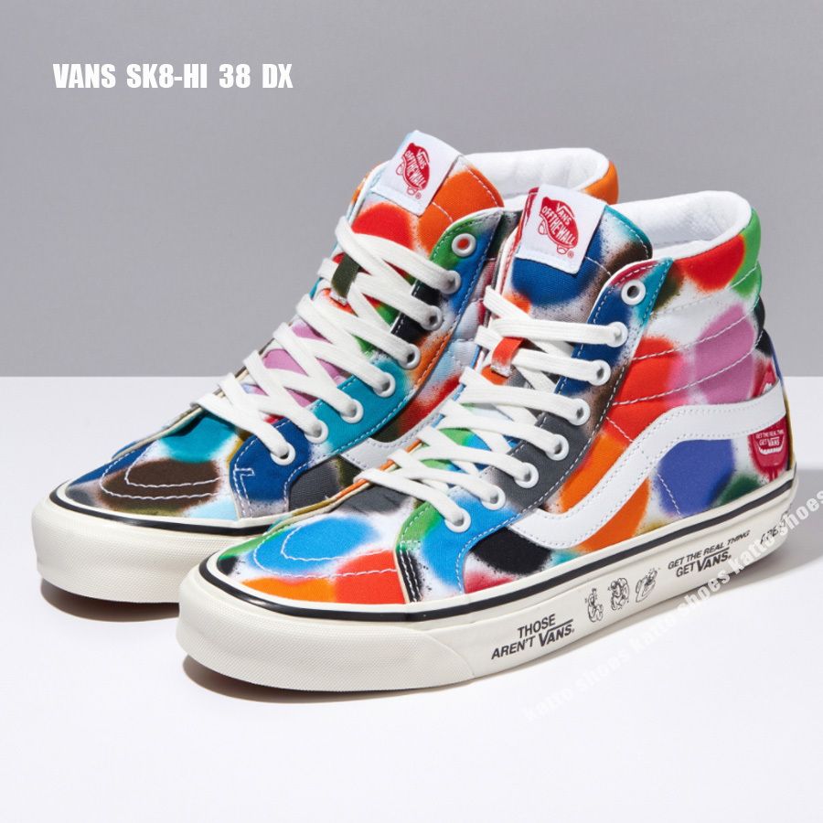 激安な VANS☆SK8-HI 38 DX☆SPRAY SPOTS☆兼用 (VANS/スニーカー 靴