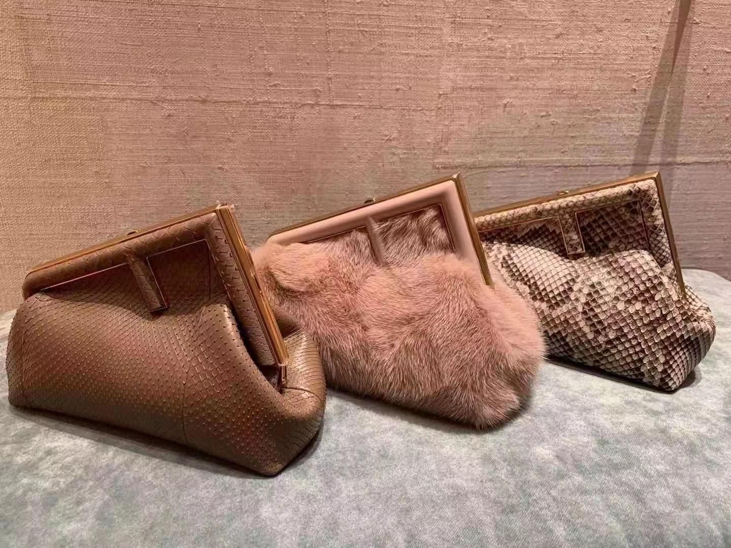 FENDI】フェンディ ファースト スモール ピンクミンク バッグ (FENDI FENDI】フェンディ ファースト スモール ピンクミンク バッグ (FENDI