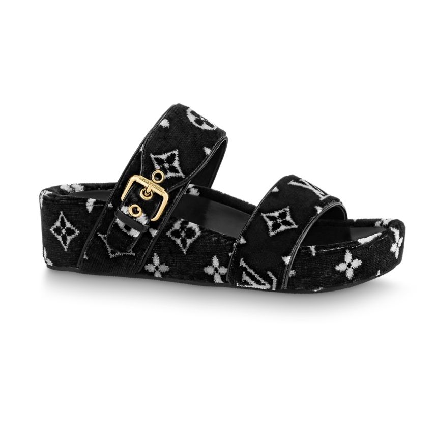 21FW 直営買付 Louis Vuitton 新作☆ジャンボ・ライン ミュール (Louis 21FW 直営買付 Louis Vuitton 新作☆ジャンボ・ライン ミュール (Louis