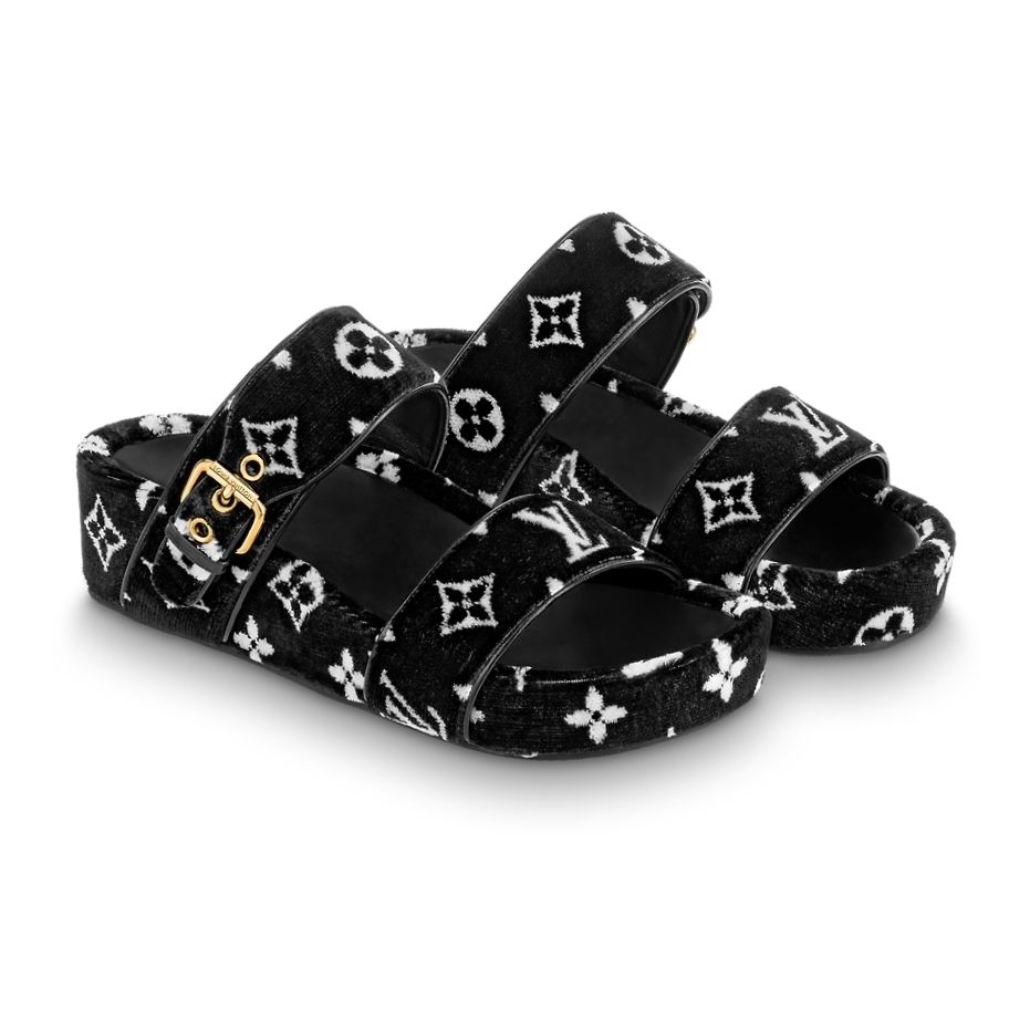 21FW 直営買付 Louis Vuitton 新作☆ジャンボ・ライン ミュール (Louis 21FW 直営買付 Louis Vuitton 新作☆ジャンボ・ライン ミュール (Louis
