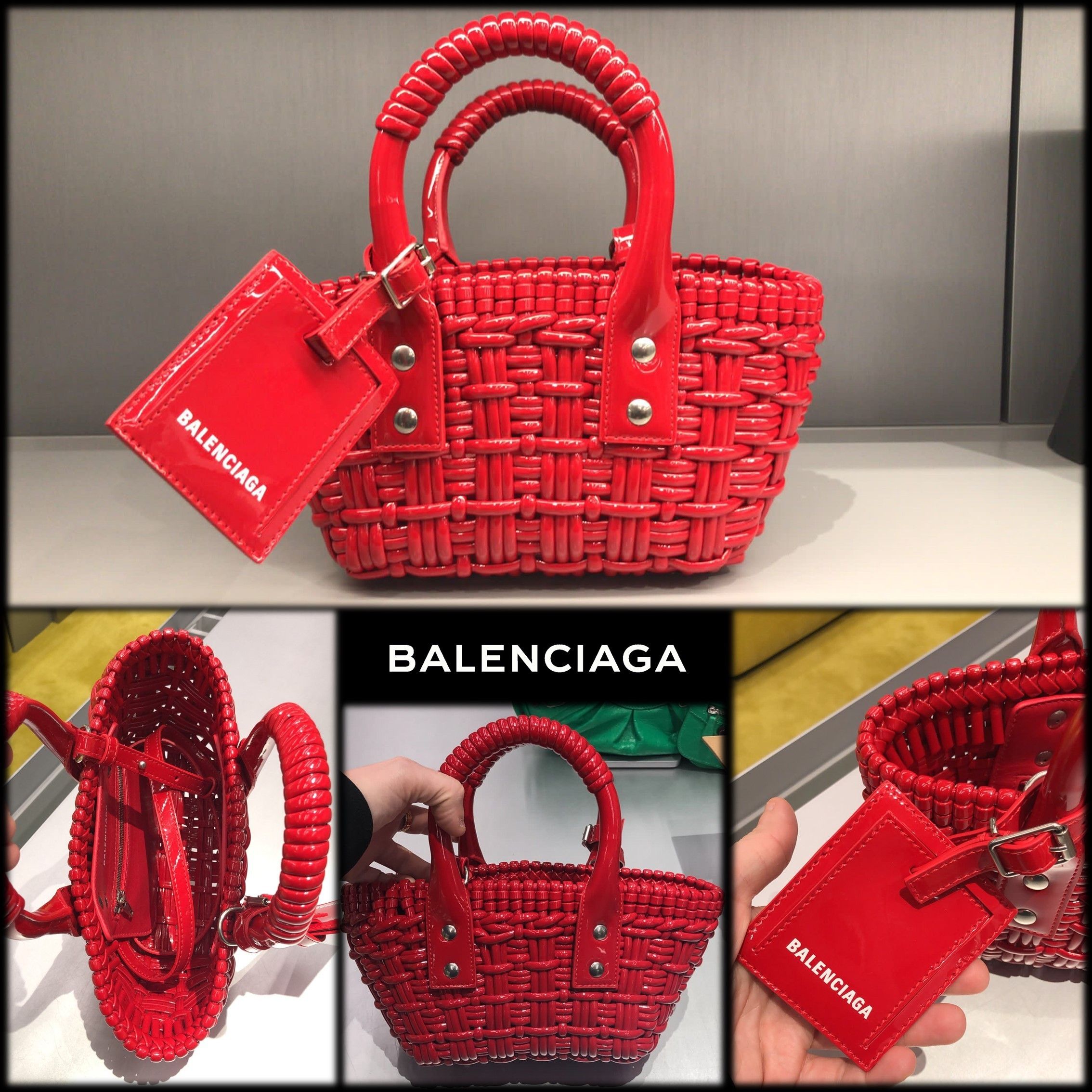 ◇国内発送◇ BALENCIAGA ビストロ バスケットバッグ かご XXS ...